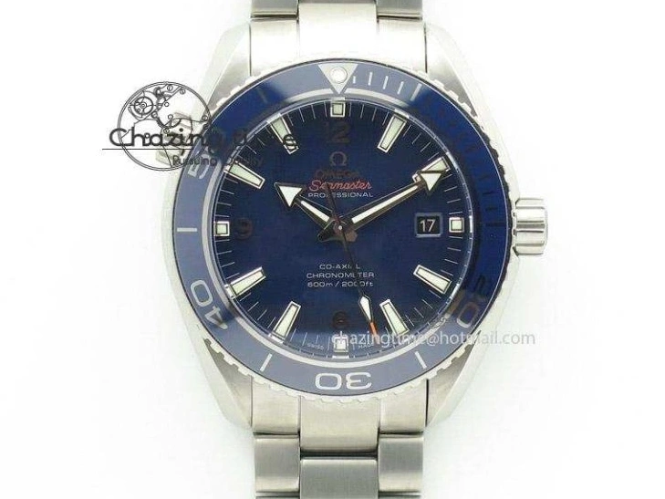 0507 Planet Ocean SS Bp Maker 45mm Black Bezel On SS Bracelet A OnTrend 8218